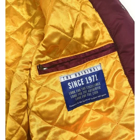 Cleveland Cavaliers Starter Mens 6XL Legacy Vintage Satin Bomber Varsity Jacket - Picture 7 of 12